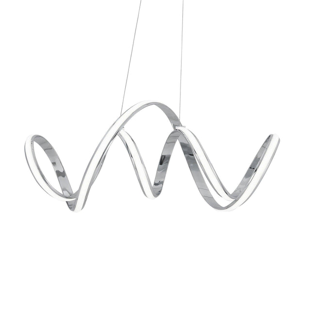Seville LED Chandelier // Chrome Chandeliers TriadCommerceInc   