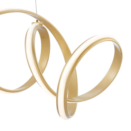Seville LED Chandelier // Gold Chandeliers TriadCommerceInc   