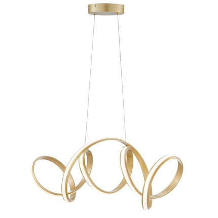 Seville LED Chandelier // Gold Chandeliers TriadCommerceInc   