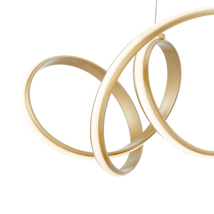 Seville LED Chandelier // Gold Chandeliers TriadCommerceInc   