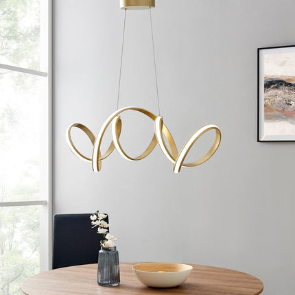 Seville LED Chandelier // Gold Chandeliers TriadCommerceInc   