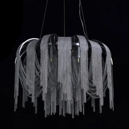Luxury Tassel Chain Chandelier Chandeliers TriadCommerceInc   