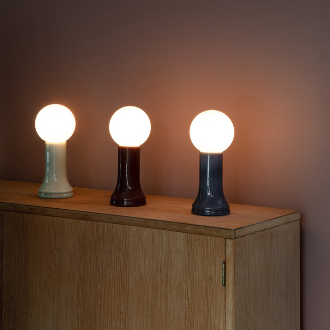 Shore Table Lamp in Bottle Brown Table Lamps TriadCommerceInc