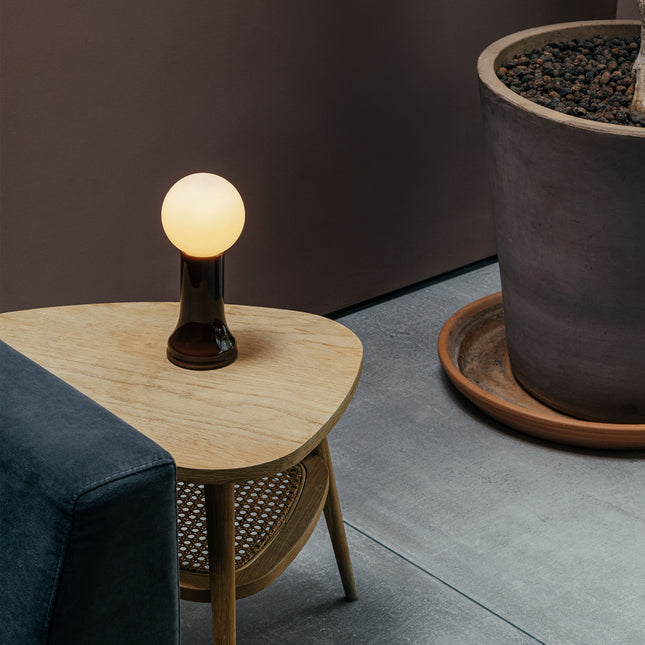 Shore Table Lamp in Bottle Brown Table Lamps TriadCommerceInc