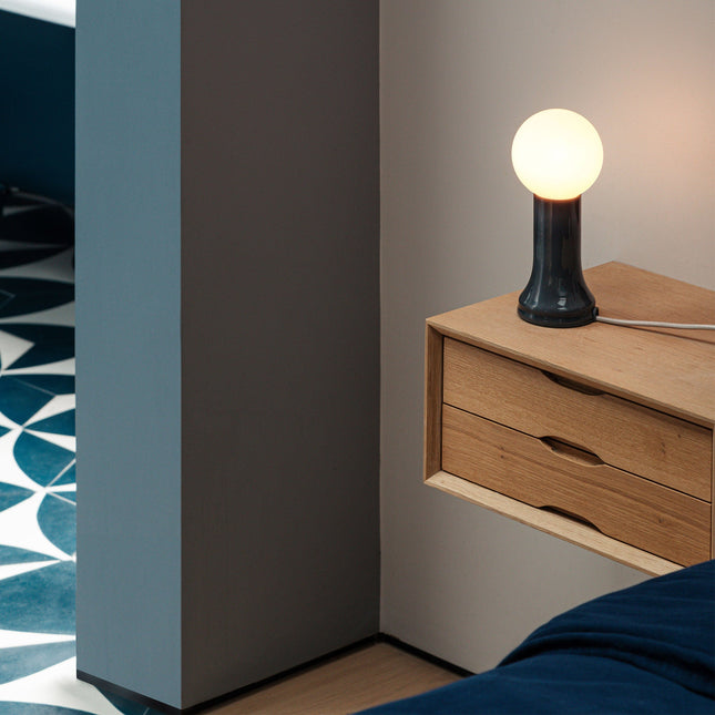 Shore Table Lamp in Bottle Brown Table Lamps TriadCommerceInc