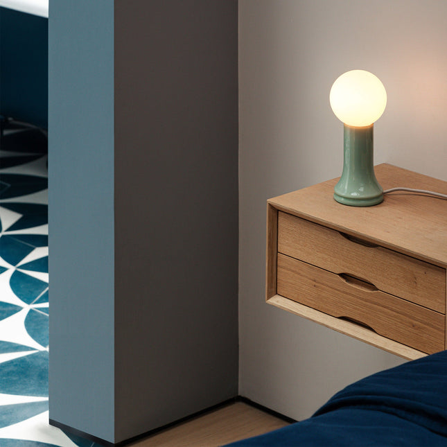 Shore Table Lamp in Sea Green Table Lamps TriadCommerceInc