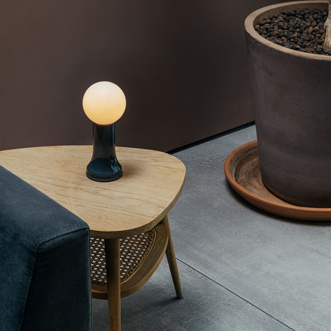 Shore Table Lamp in Smoke Grey Table Lamps TriadCommerceInc