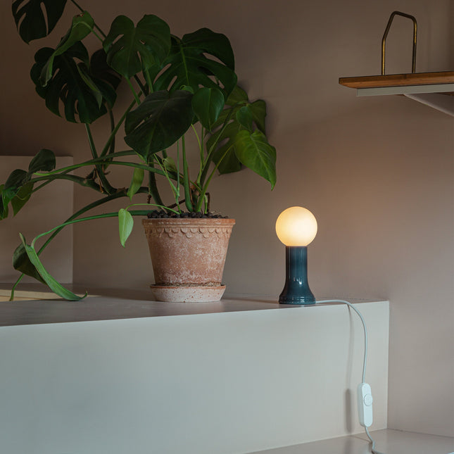Shore Table Lamp in Smoke Grey Table Lamps TriadCommerceInc