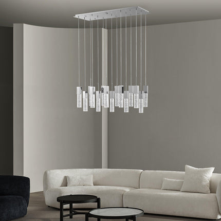 Short Crystal Sparkling Night Chandelier // 15 Light Chandeliers TriadCommerceInc   