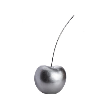 Solid Color Cherry Sculpture // Medium Silver Sculpture TriadCommerceInc   