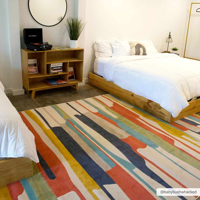 Southfields Colorful Modern Area Carpet Rugs TriadCommerceInc