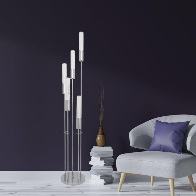 Sparkling Acrylic LED Floor Lamp // 5 Light Floor Lamps TriadCommerceInc   