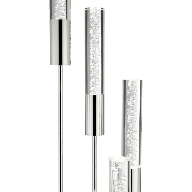 Sparkling Acrylic LED Floor Lamp // 5 Light Floor Lamps TriadCommerceInc   