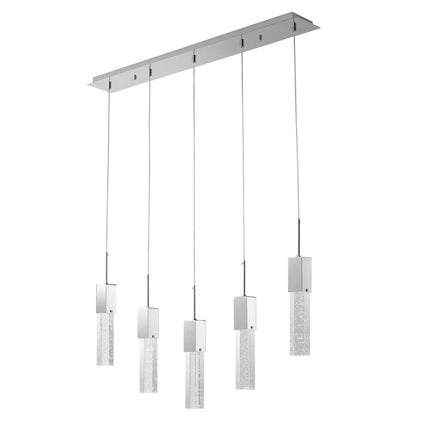 Sparkling Night Adjustable Crystal Chandelier // 5 Light Chandeliers TriadCommerceInc   