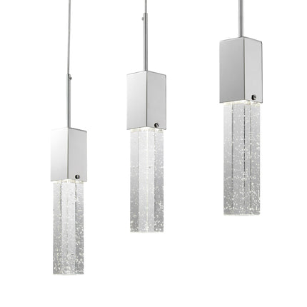 Sparkling Night Adjustable Crystal Chandelier // 5 Light Chandeliers TriadCommerceInc   