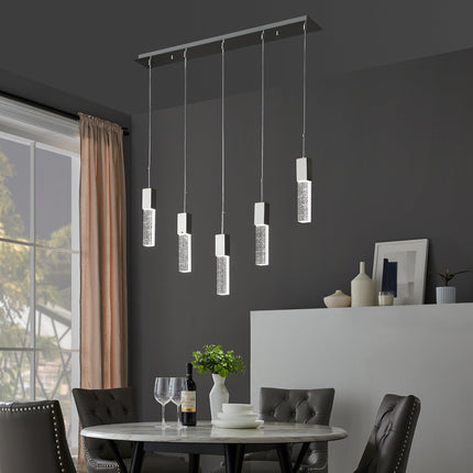 Sparkling Night Adjustable Crystal Chandelier // 5 Light Chandeliers TriadCommerceInc   