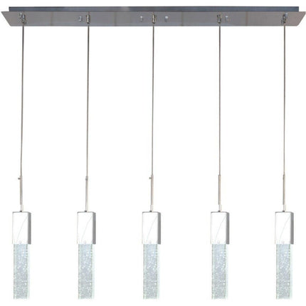 Sparkling Night Adjustable Crystal Chandelier // 5 Light Chandeliers TriadCommerceInc   