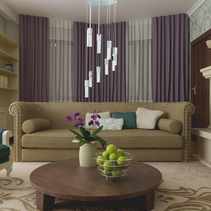 Sparkling Night Chandelier // 9 Light LED Spiral Chandeliers TriadCommerceInc   