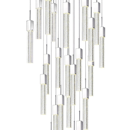 Sparkling Night Chandelier Vertical // XL  25  Light Chandeliers TriadCommerceInc   