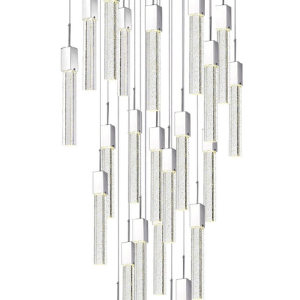 Sparkling Night Chandelier Vertical // XL  25  Light Chandeliers TriadCommerceInc   