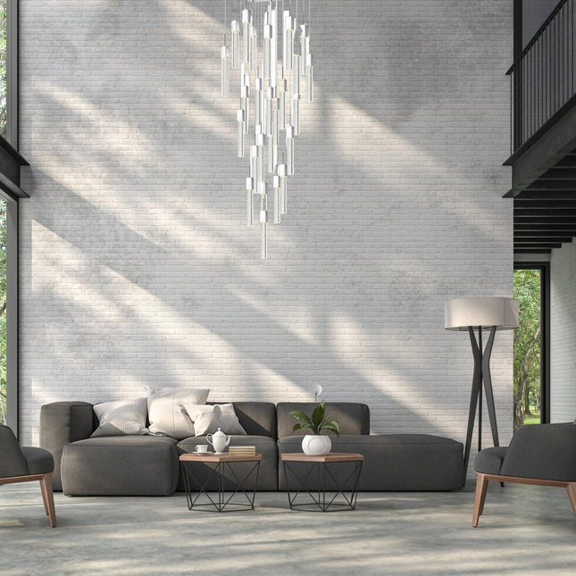 Sparkling Night Chandelier Vertical // XL  25  Light Chandeliers TriadCommerceInc   