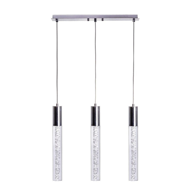 Sparkling Night Cylinder Chandelier // 3 Light Chandeliers TriadCommerceInc   