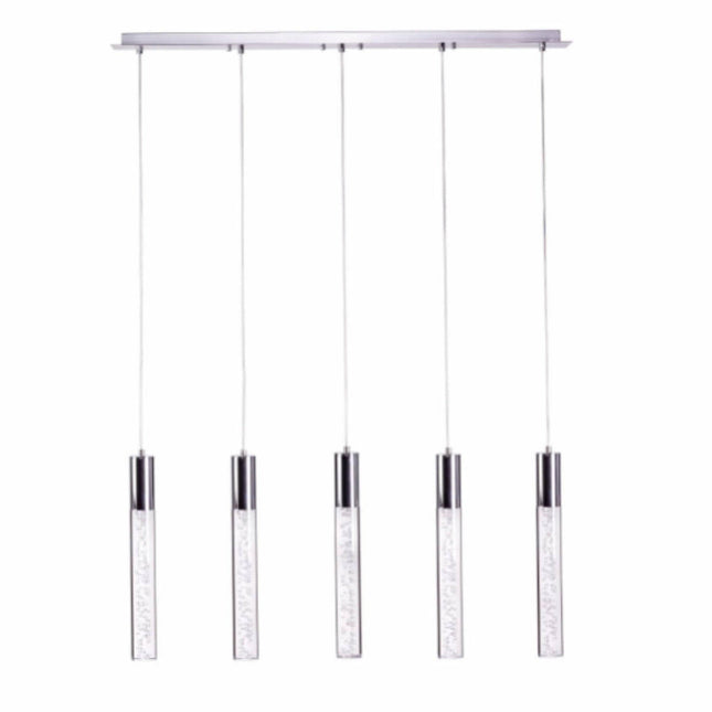 Sparkling Night Cylinder Chandelier 5 Light Modern Decor Home Decor > Lighting > Ceiling Lights > Chandelier > Linear Chandeliers TriadCommerceInc