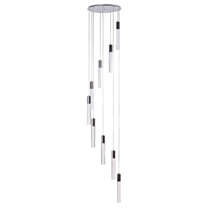 Sparkling Night Cylinder Chandelier // 9 Light Chandeliers TriadCommerceInc   