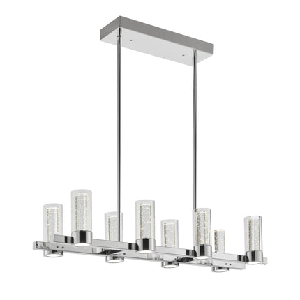Sparkling Night LED Rectangular Chandelier//  8 Lights Chandeliers TriadCommerceInc   