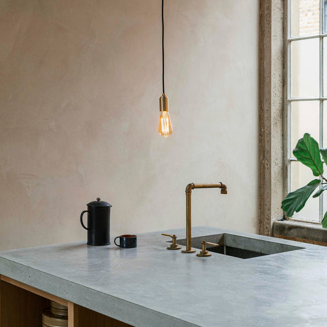 Squirrel Cage Plug-In Pendant Light in Brass Home Decor > Lighting > Ceiling Lights > Pendant Lights TriadCommerceInc
