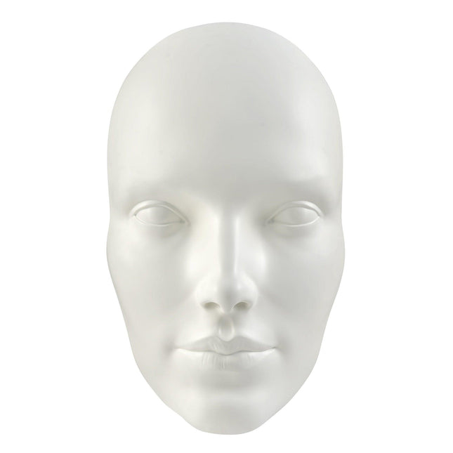 Sumerian Feminine Face // Matte White Wall Decor TriadCommerceInc   