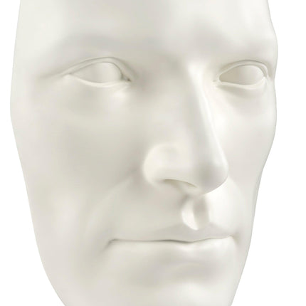 Sumerian Masculine Face // Matte White Wall Decor TriadCommerceInc   