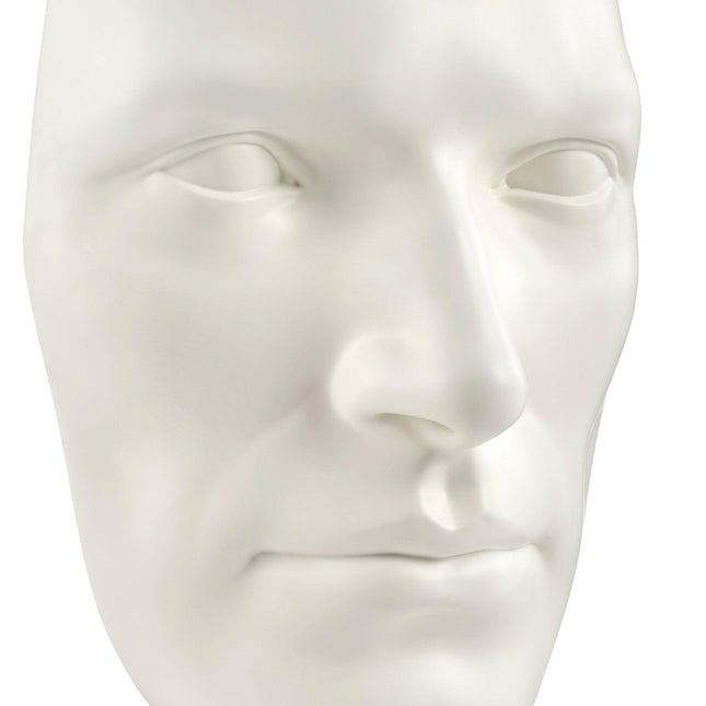 Sumerian Masculine Face // Matte White Wall Decor TriadCommerceInc   