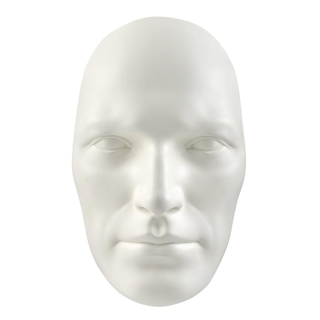 Sumerian Masculine Face // Matte White Wall Decor TriadCommerceInc   