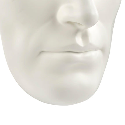 Sumerian Masculine Face // Matte White Wall Decor TriadCommerceInc   
