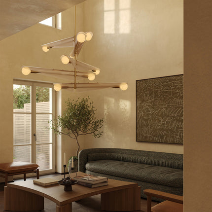 Sycamore Chandelier 5 Tiers in Dusk Pink Home Decor > Lighting > Ceiling Lights > Chandelier TriadCommerceInc