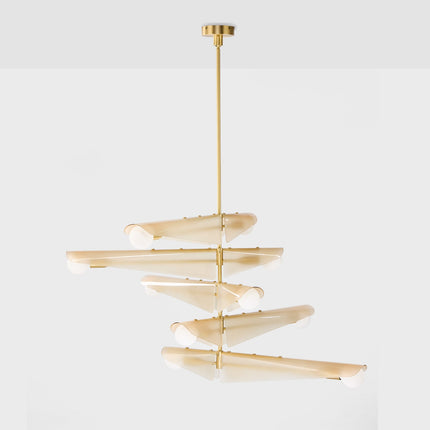 Sycamore Chandelier 5 Tiers in Dusk Pink Home Decor > Lighting > Ceiling Lights > Chandelier TriadCommerceInc