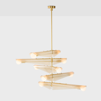 Sycamore Chandelier 5 Tiers in Dusk Pink Home Decor > Lighting > Ceiling Lights > Chandelier TriadCommerceInc Dusk Pink