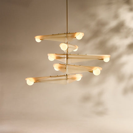 Sycamore Chandelier 5 Tiers in Dusk Pink Home Decor > Lighting > Ceiling Lights > Chandelier TriadCommerceInc