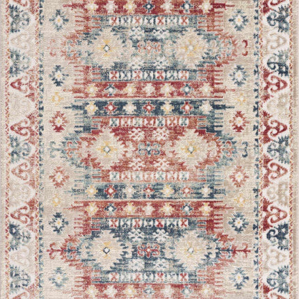 Bindi Blue & Rose Area Rug - Clearance Rugs TriadCommerceInc