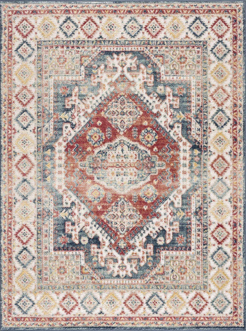Brend Rust Medallion Area Rug - Clearance Rugs TriadCommerceInc