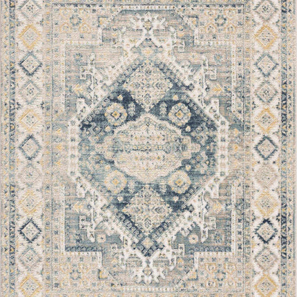 Brend Blue Medallion Area Rug - Clearance Rugs TriadCommerceInc