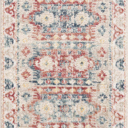 Bindi Blue & Rose Area Rug - Clearance Rugs TriadCommerceInc