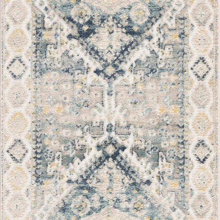 Brend Blue Medallion Area Rug - Clearance Rugs TriadCommerceInc