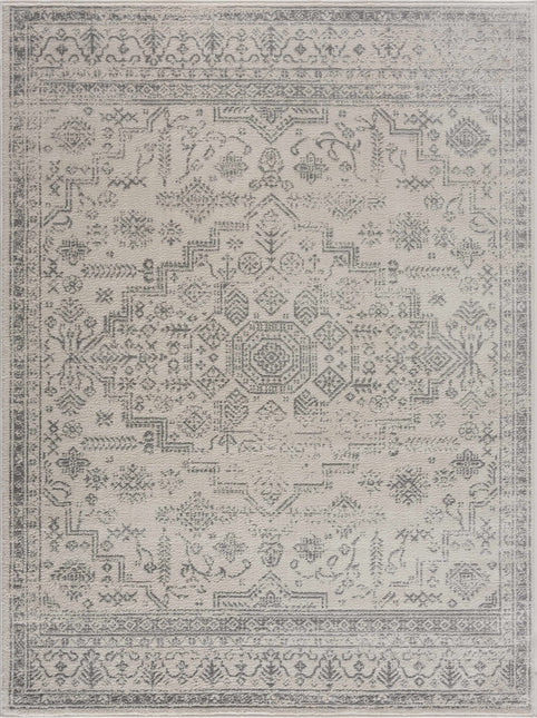 Tigried Ivory & Gray 2323 Area Rug - Clearance Rugs TriadCommerceInc 7'10" x 10' Rectangle
