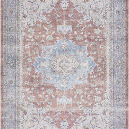 Brown Bagamanoc Medallion Washable Area Rug - Clearance Rugs TriadCommerceInc