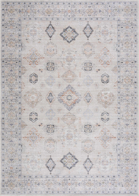 Beige Beckett Vintage Washable Area Rug - Promo Rugs TriadCommerceInc