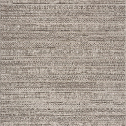 Nate Beige Tribal High Pile Carpet Rugs TriadCommerceInc