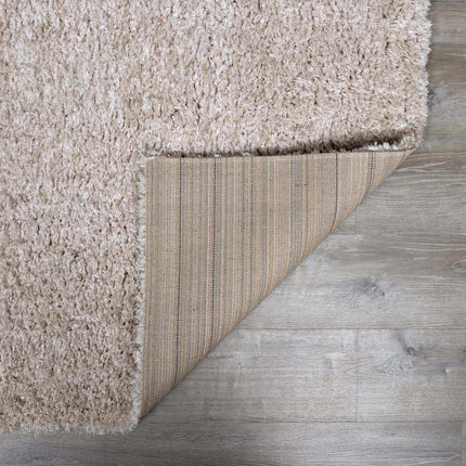 Siari Solid Oatmeal Shag Rug Rugs TriadCommerceInc