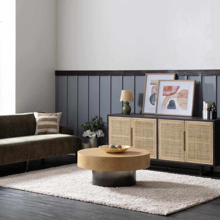 Siari Solid Oatmeal Shag Rug Rugs TriadCommerceInc